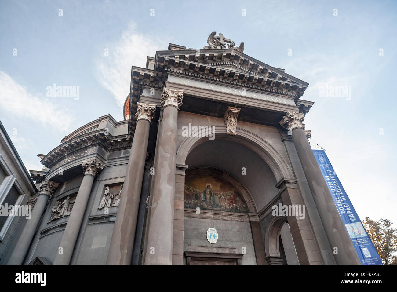 Kirche Santa Maria Delle Grazie, Città Bassa, Bergamo, Lombardei, Italien. Stockfoto