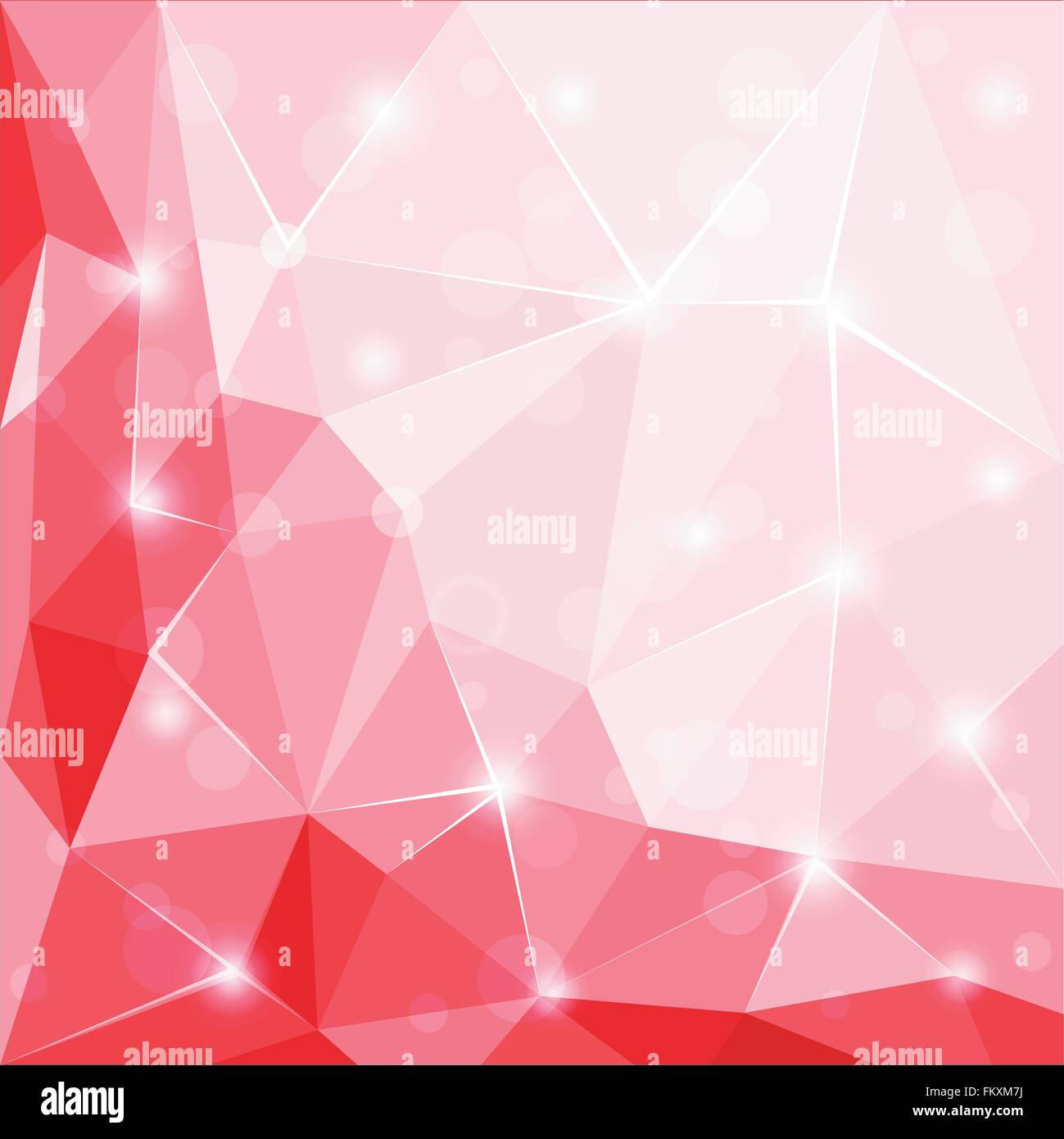 Abstrakte polygonalen geometrische Facette glänzend roten Vektor, Hintergrund Hintergrund illustration Stock Vektor