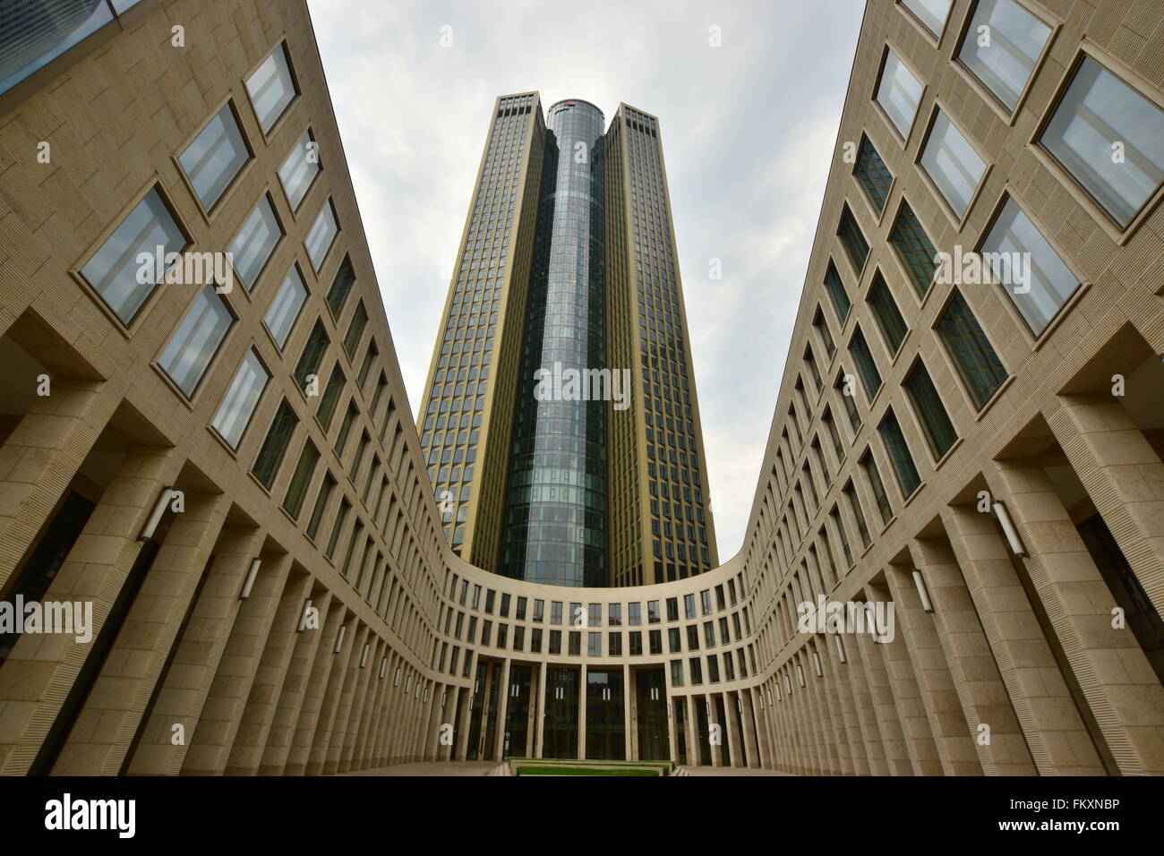 Der TOWER 185 in Frankfurt am Main, Deutschland Stockfoto