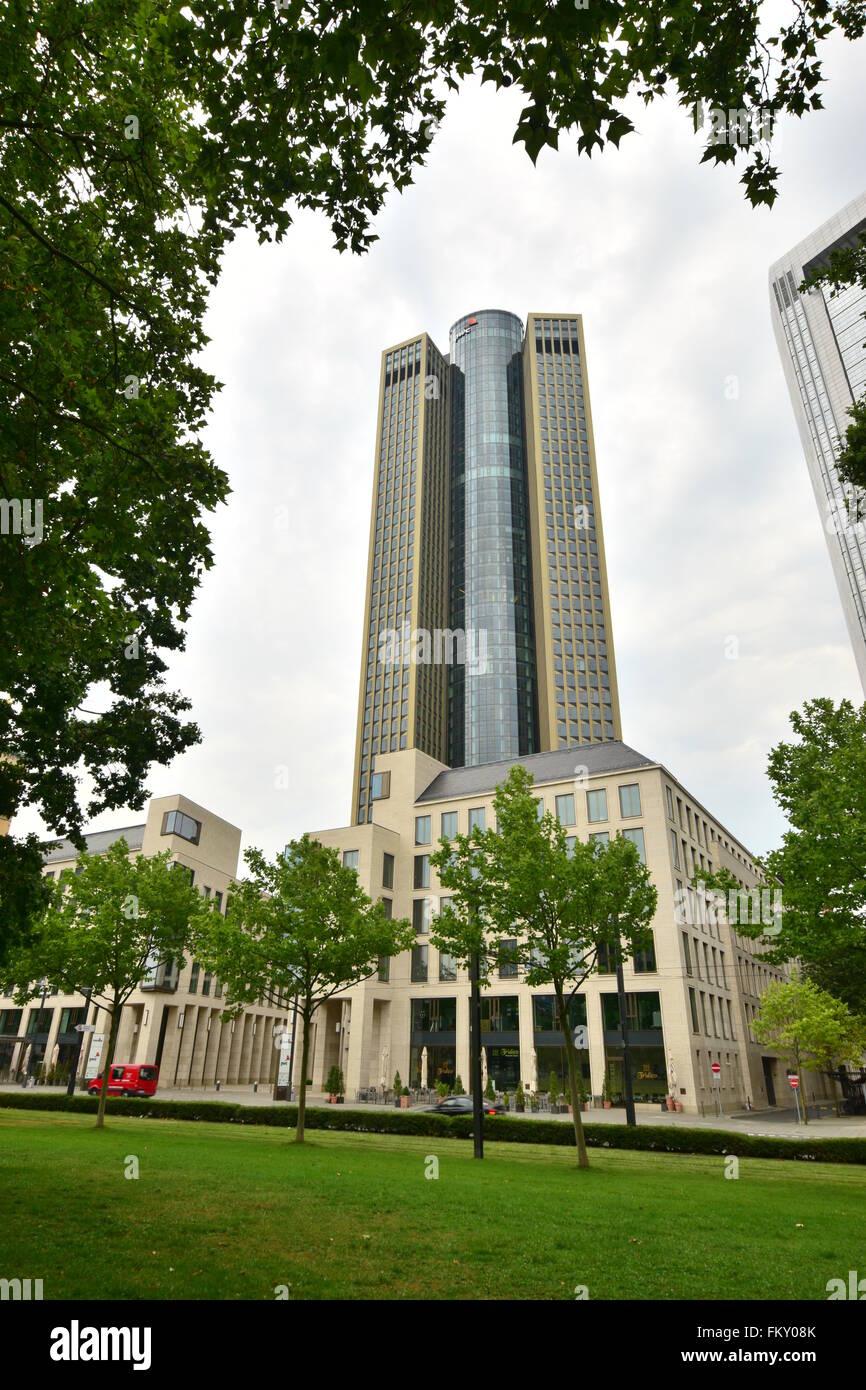 Der TOWER 185 in Frankfurt am Main, Deutschland Stockfoto