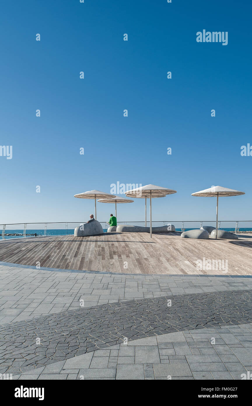 Israel, Tel Aviv, Promenade - hatayelet Stockfoto