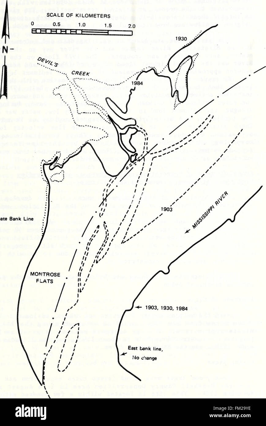 Ökologische Struktur und Funktion der großen Flüsse in Illinois großen Fluss LTER - 1985 Fortschrittsbericht (1985) Stockfoto