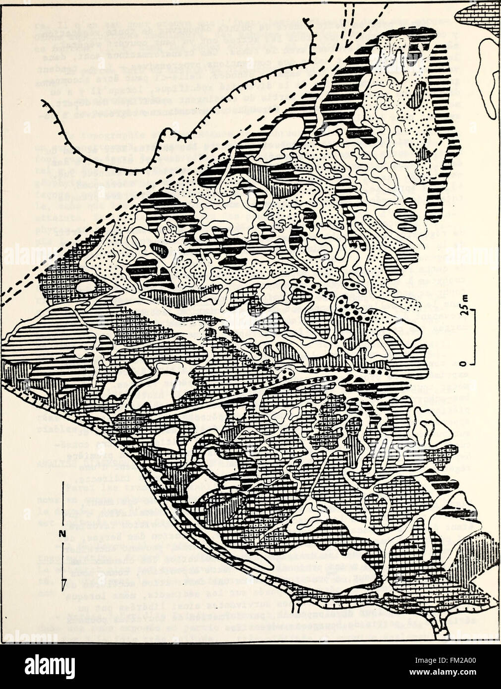 Dieser Bericht enthält eine ökologische Analyse der Ölkatastrophe von Amoco Cadiz im Jahr 1978 und bewertet deren Umweltauswirkungen auf Meereslebewesen und Küstenökosysteme. Stockfoto