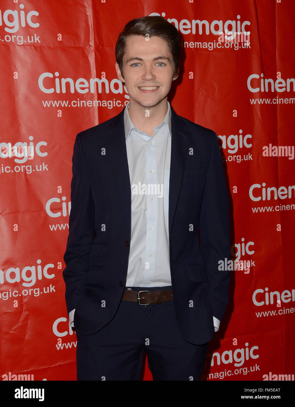 Santa Monica, CA, USA. 10. März 2016. 10. März 2016 - Santa Monica, Kalifornien - Damian McGinty. Anreise für Cinemagic LA Vitrine und Vorschau '' heikle Dinge '' statt im The Fairmont Miramar Hotel. Bildnachweis: Birdie Thompson/AdMedia Credit: Birdie Thompson/AdMedia/ZUMA Draht/Alamy Live-Nachrichten Stockfoto