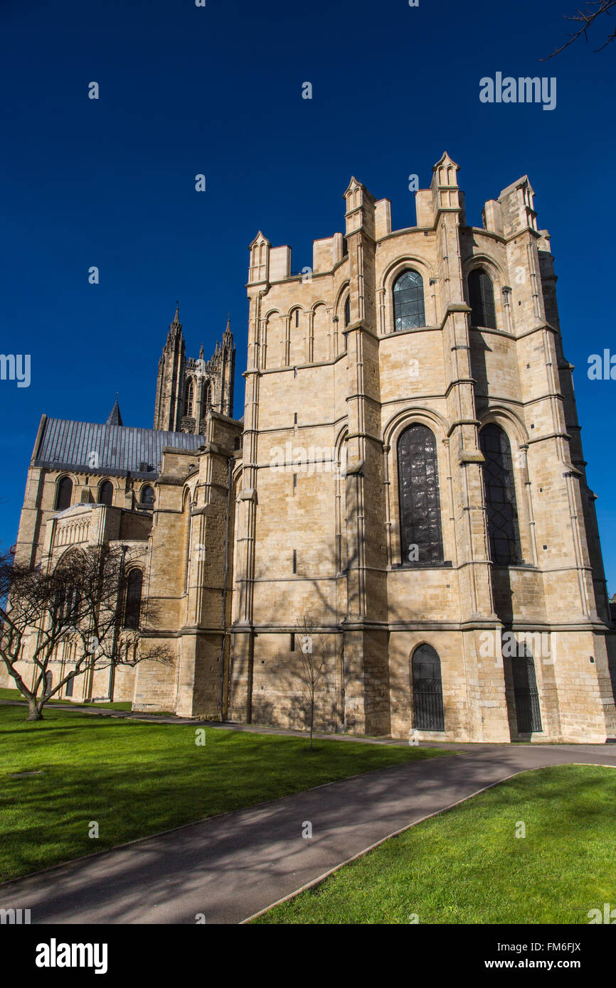 Canterbury Kathedrale, Kent Stockfoto