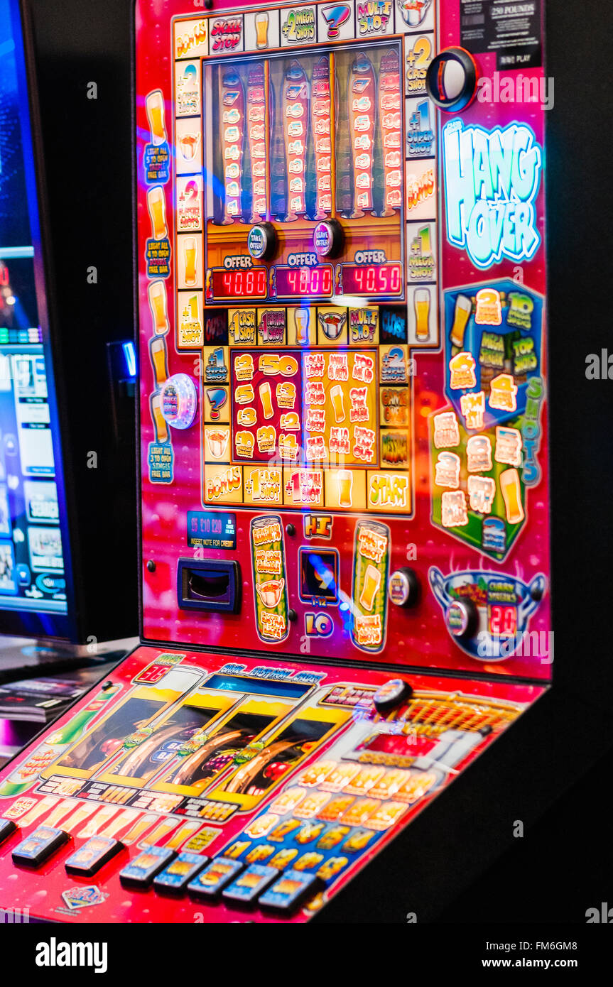 Gaming-Jackpot Slotmaschine Stockfoto