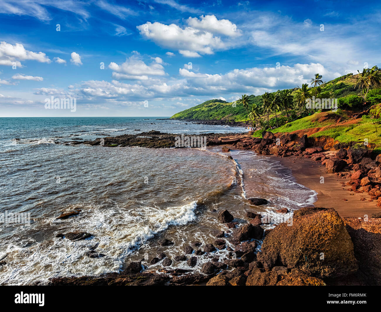 Anjuna Beach, Goa Stockfoto