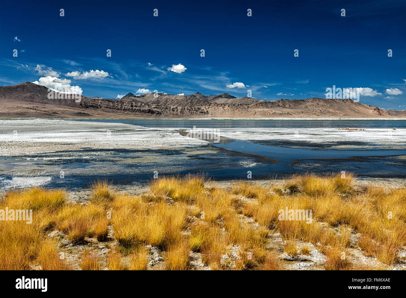 Berg-See-Tso Kar im Himalaya Stockfoto