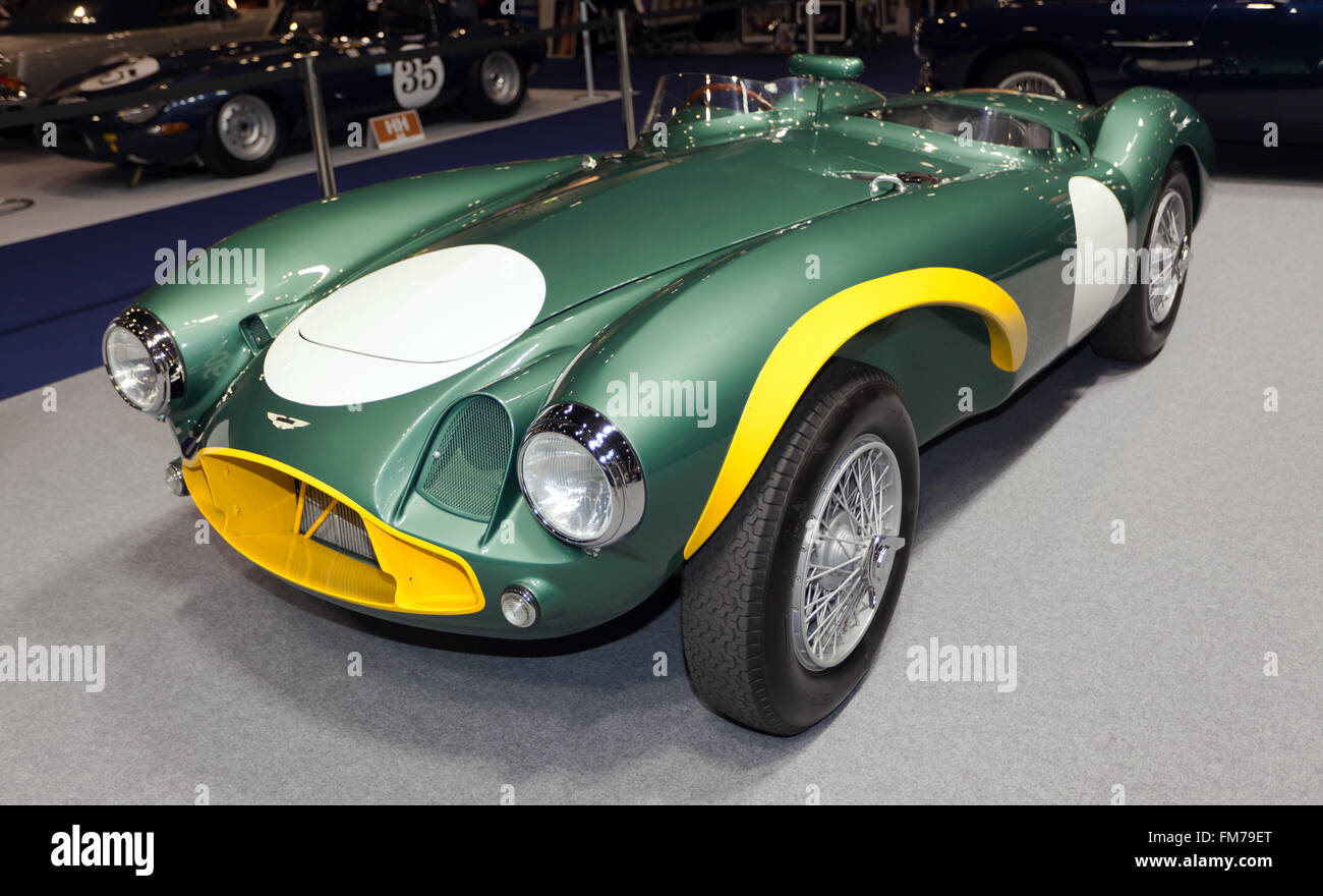 Ein 1953 Aston Martin DB3S/05 Ex Sir David Brown Racing Team, jetzt vollständig Fabrik von Aston Martin Werke restauriert Stockfoto