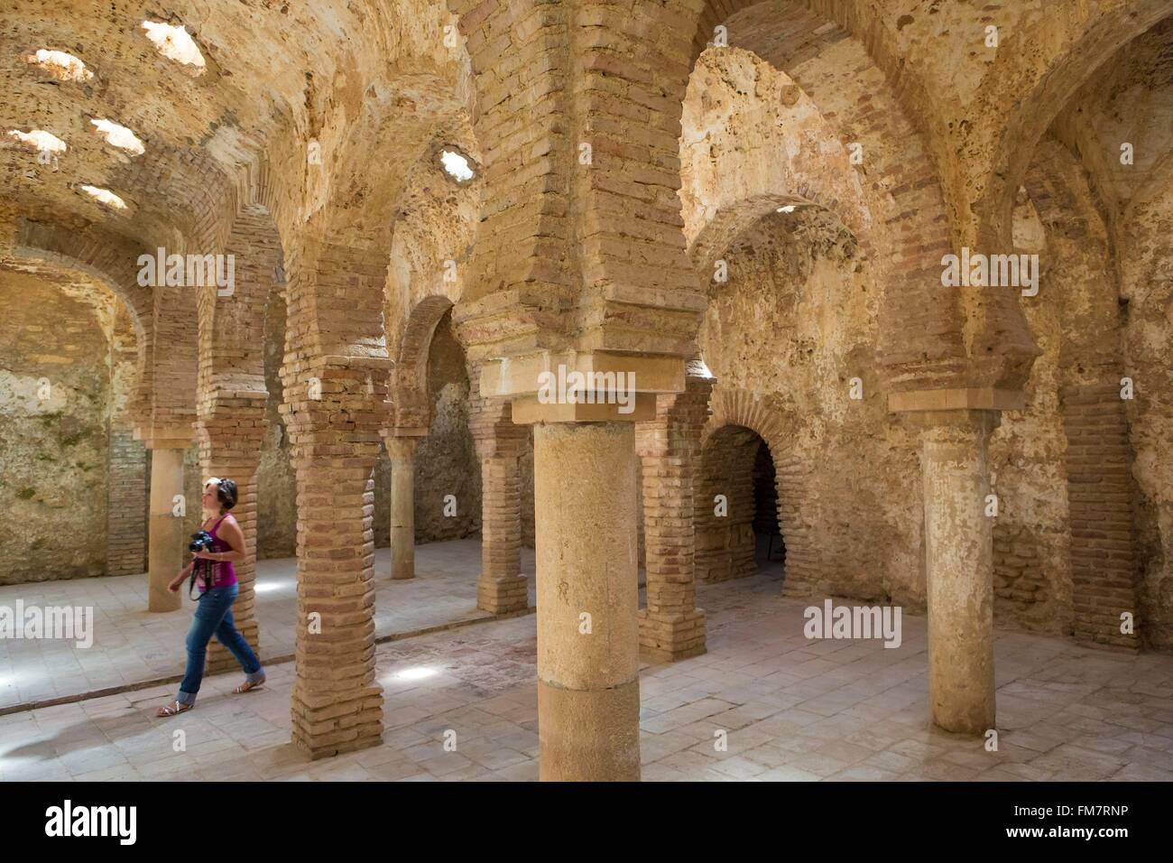 Spanien, Andalusien, Provinz Malaga, Ronda, 13. Jahrhundert Arabische Bäder im Stadtteil alten Juden Stockfoto