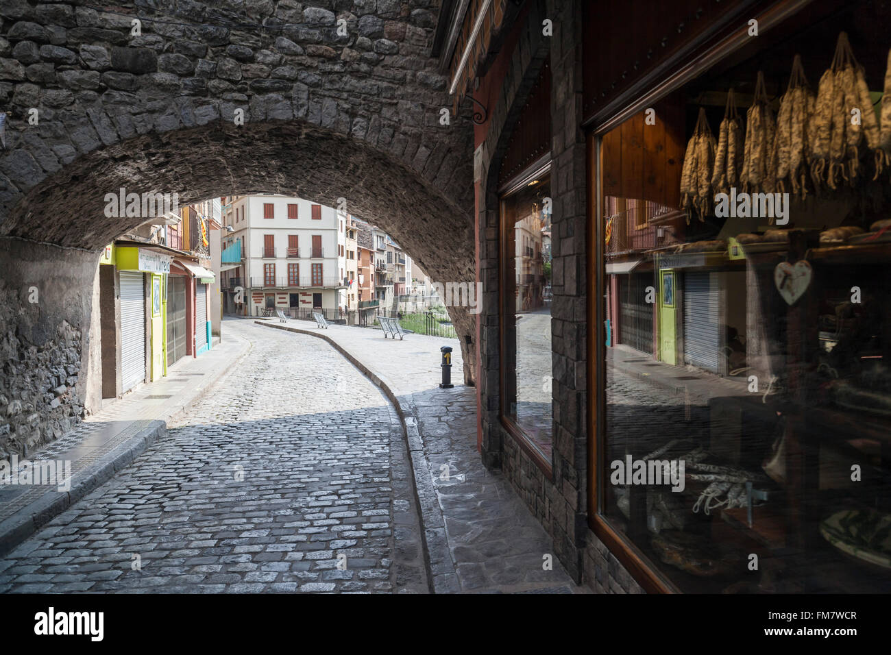 Camprodon, Katalonien, Spanien. Stockfoto