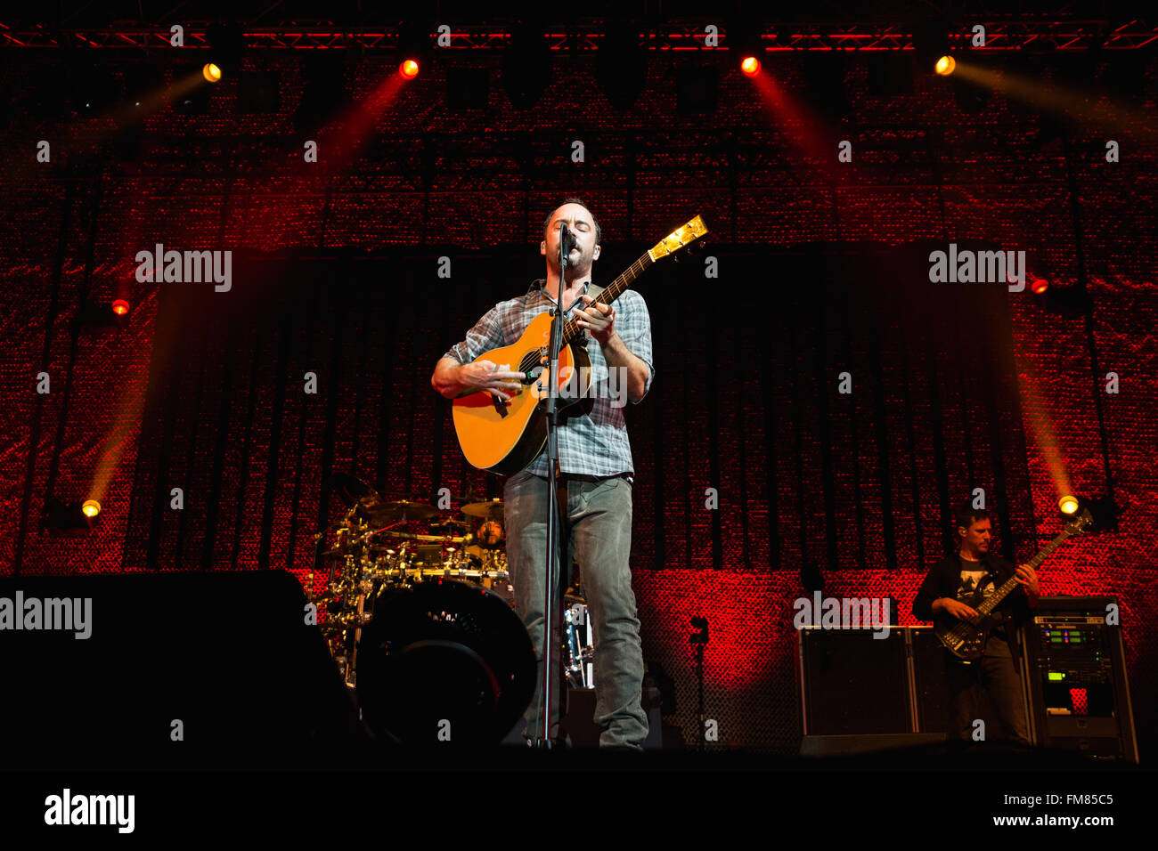Dave Matthews Band live in MEO Arena, Lisboa, Portugal Stockfoto