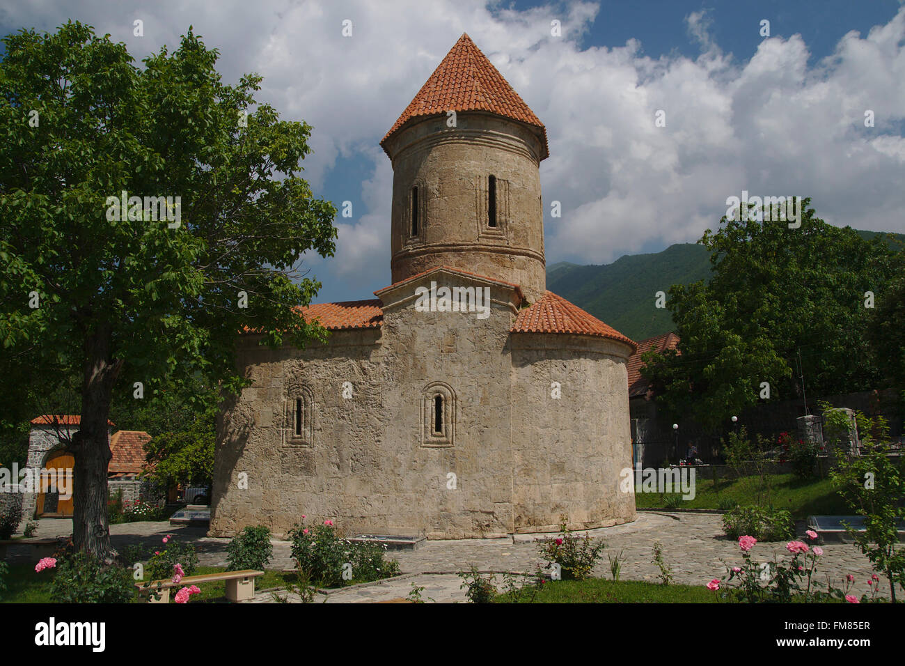 Albanisch-Kirche von Kis, Aserbaidschan Stockfoto