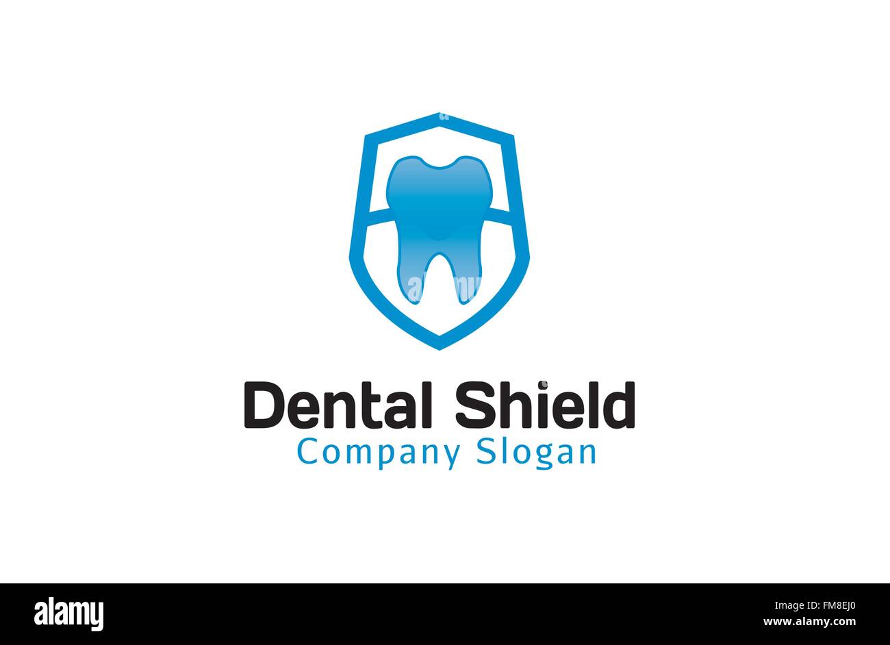 Dental Schild Design Illustration Stock Vektor
