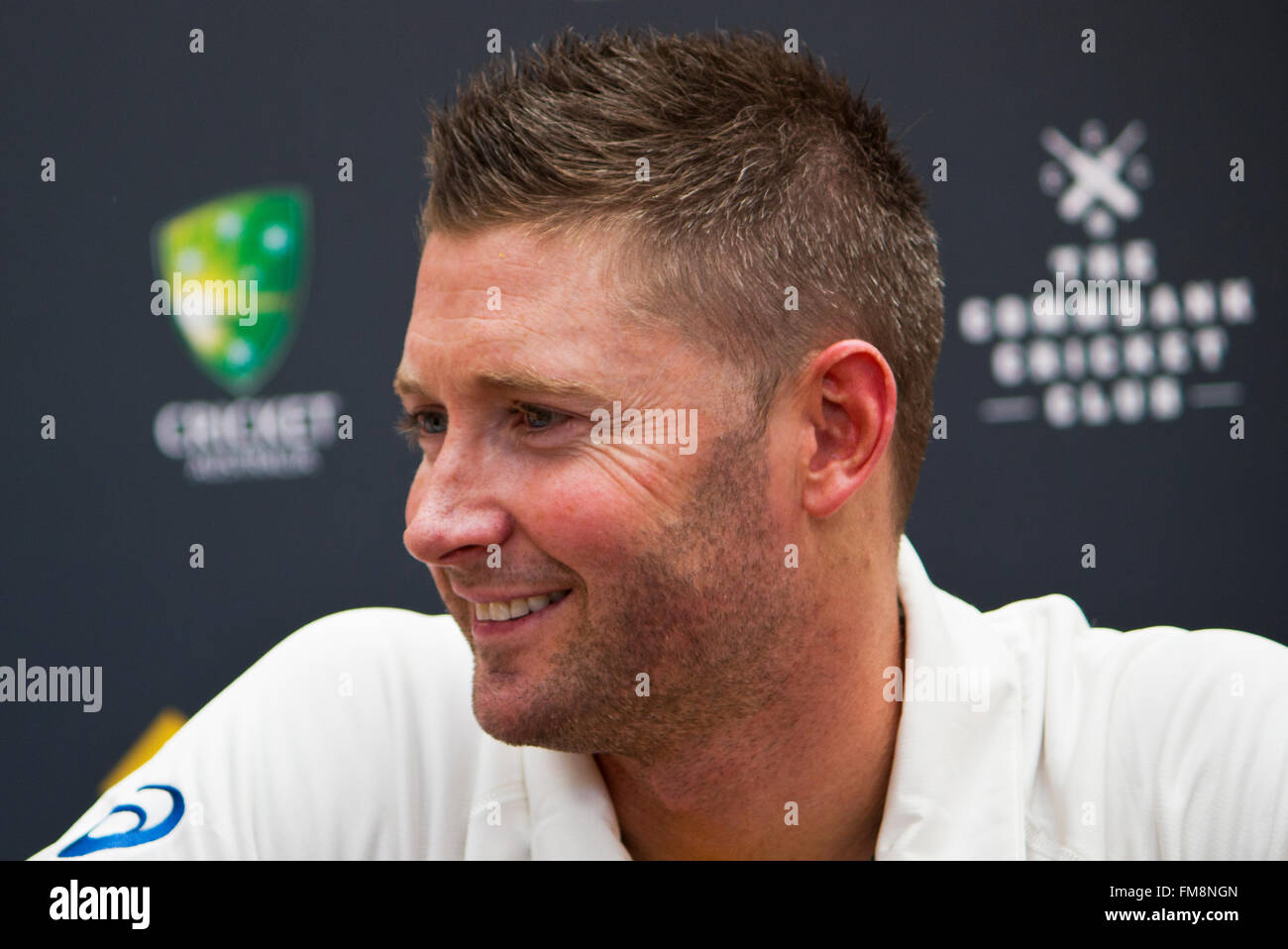 Michael Clarke Kopfschuss australische Cricket-team Brisbane Australien Stockfoto