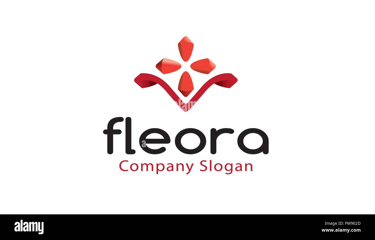 Fleora Design Illustration Stock Vektor