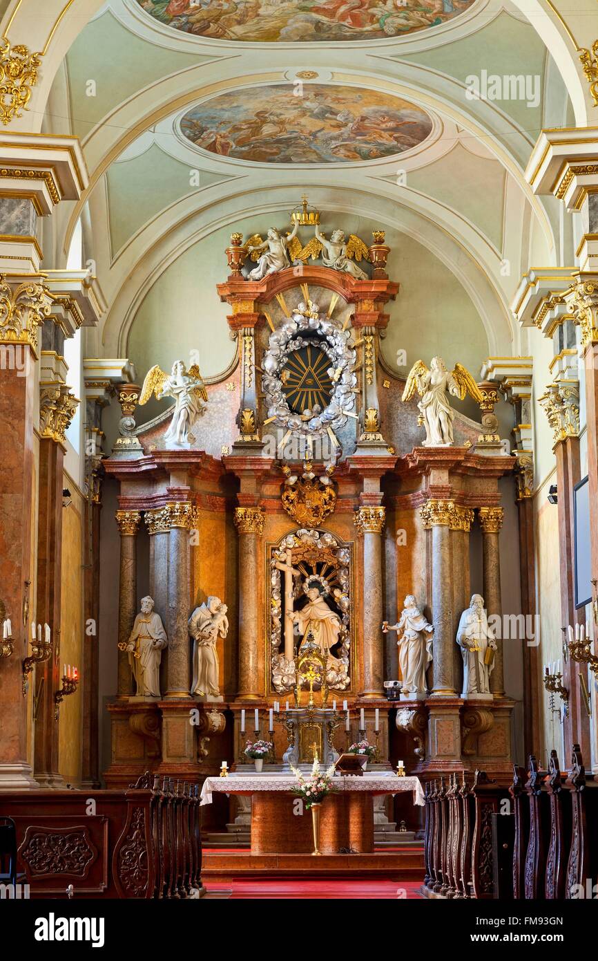 Ungarn, Budapest, als Weltkulturerbe der UNESCO, Franziskanerkirche von Pest aufgeführt Stockfoto