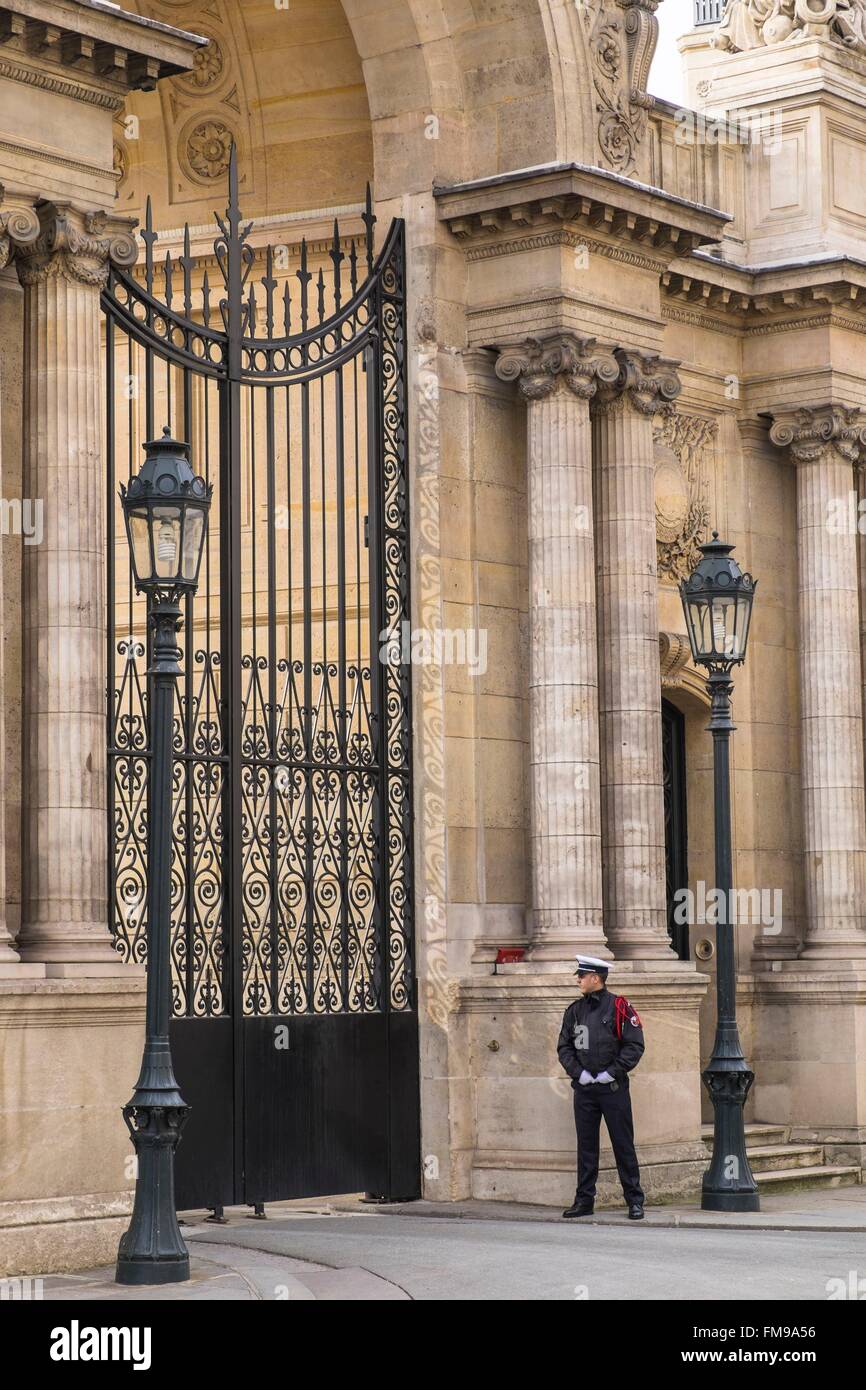 Frankreich, Paris, Faubourg Saint-Honore Straße, Élysée-Palast Stockfoto