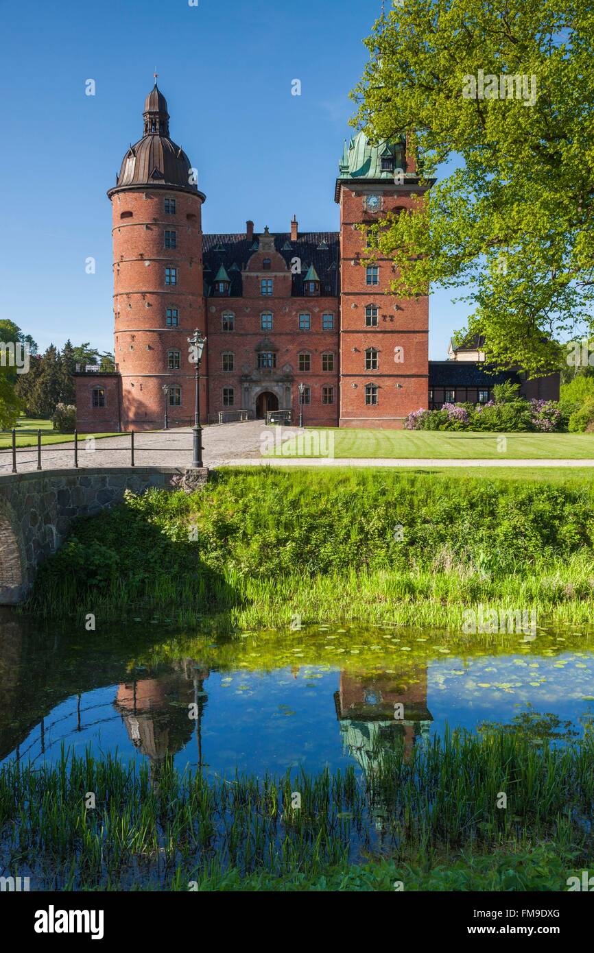 Dänemark, Seeland, Vallo, Vallo Burg Stockfoto