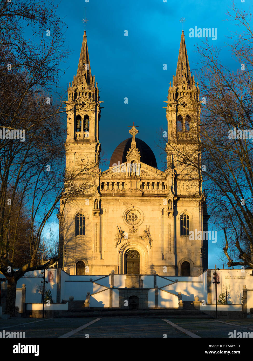 S.Torcato Heiligtum, Guimaraes, Portugal Stockfoto