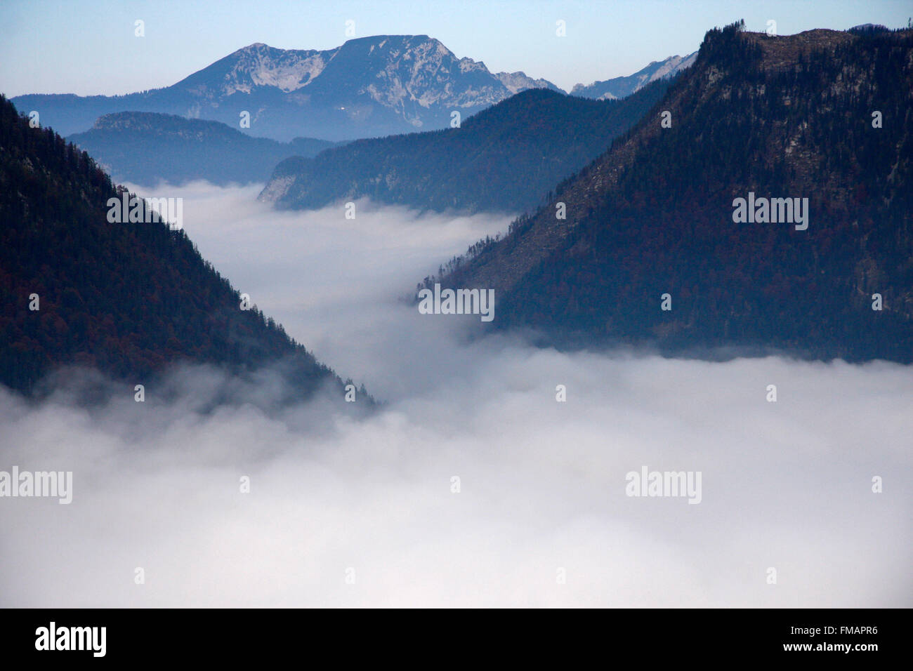 Wolken, Alpen Bei Berchtesgaden, Bayern. Stockfoto