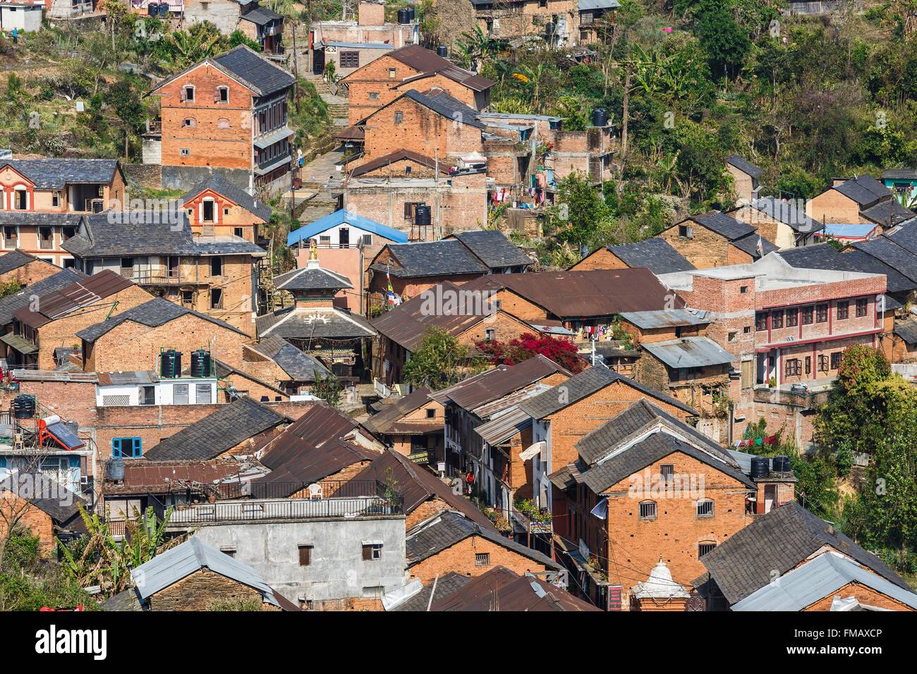 Nepal, Gandaki Zone, Bandipur, das Dorf Stockfoto