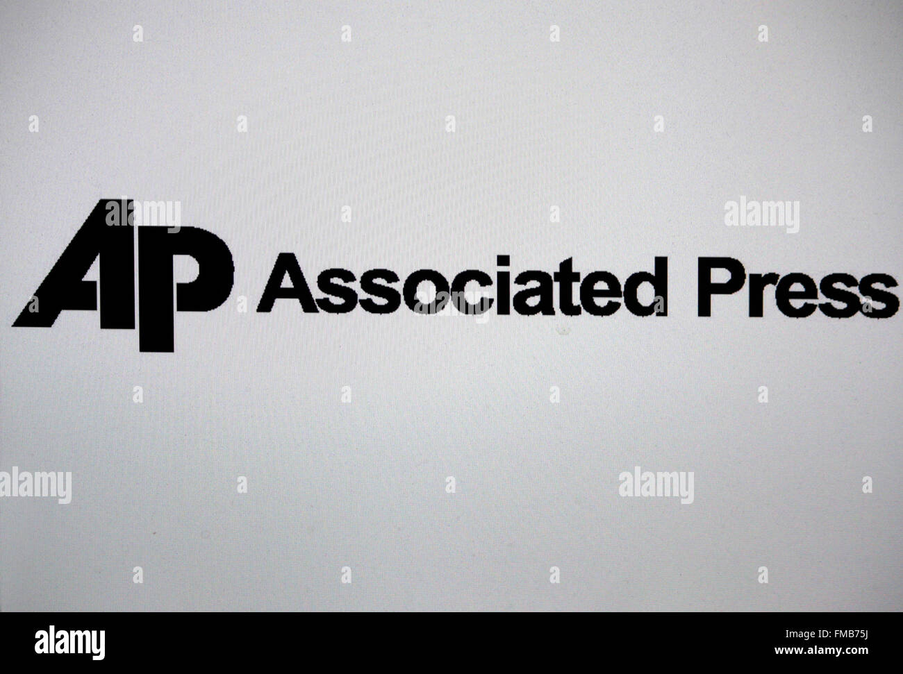 Markenname: "AP Associated Press", Berlin. Stockfoto