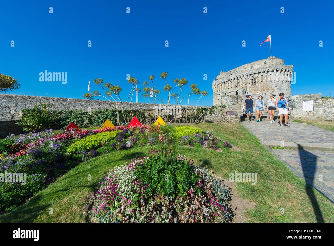 Frankreich, Côtes d ' Armor, Dinan, das mittelalterliche Schloss der
