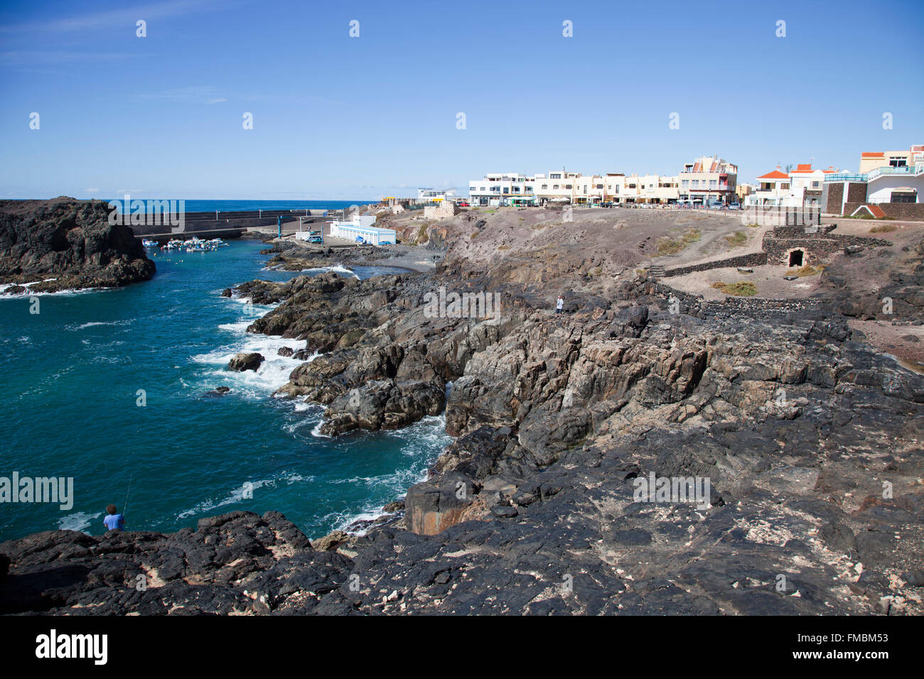 El Cotillo-Stadt, Insel Fuerteventura, Kanarische Inseln, Spanien, Europa Stockfoto