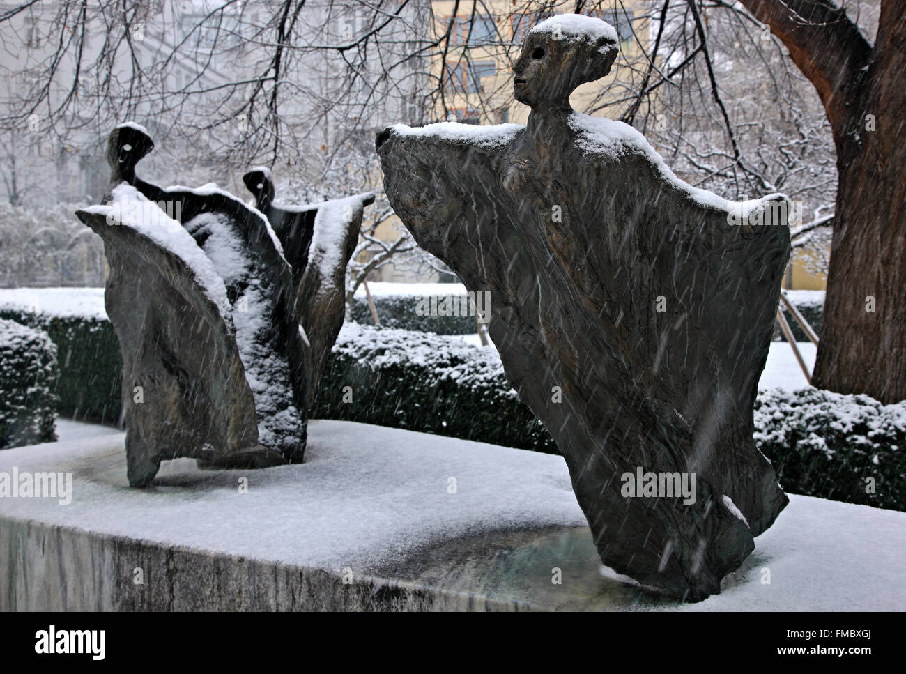 Skulpturen Im Franziskaner Garten Neustadt Nove Mesto Prag