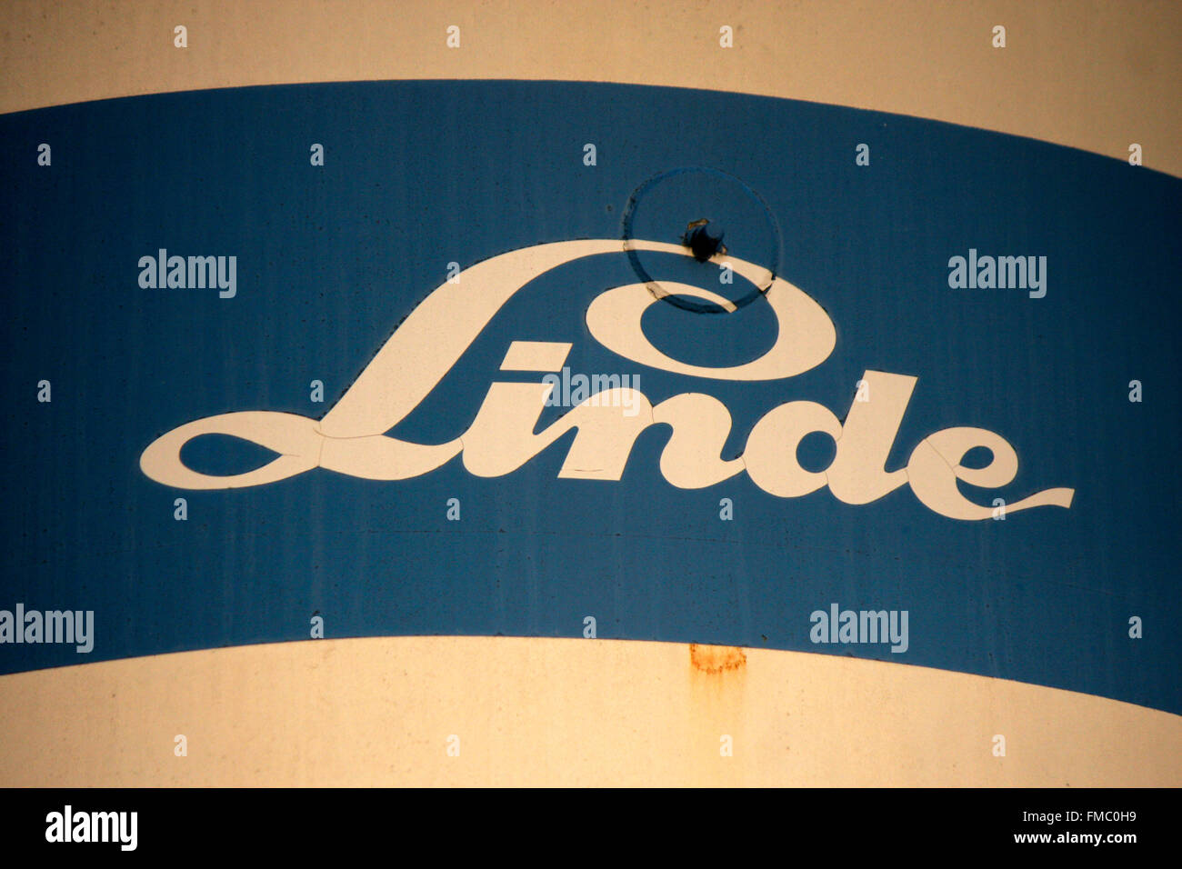 Markenname: "Linde", Berlin. Stockfoto