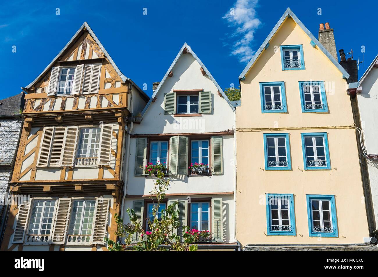 Frankreich, Finistere, Morlaix, Viarmes Platz Stockfoto