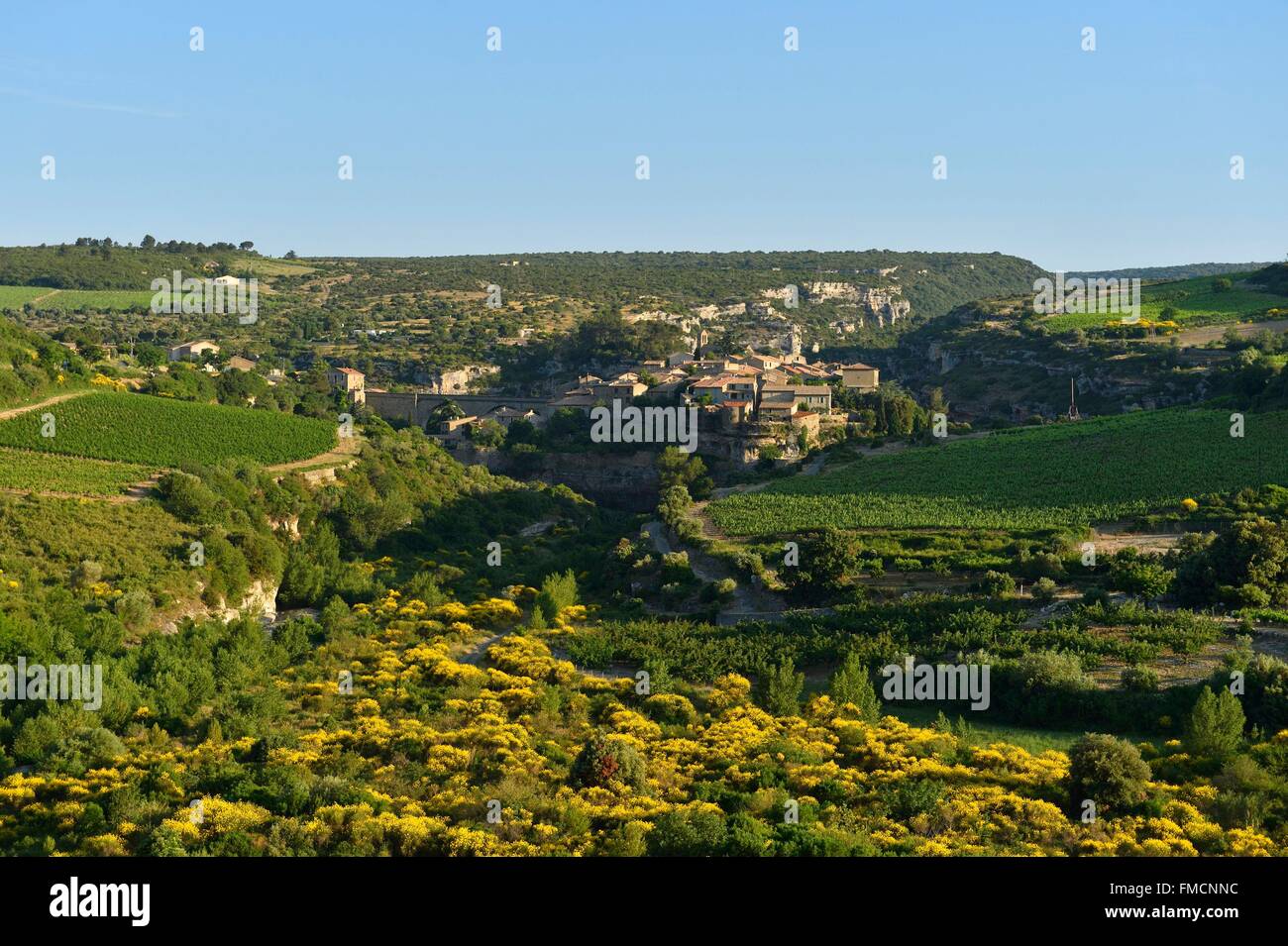 Frankreich, Herault, Pays Cathare, Minerve, gekennzeichnet Les Plus Beaux Dörfer de France (The Most schöne Dörfer von Frankreich) Stockfoto