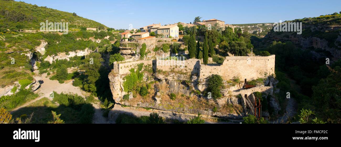 Frankreich, Herault, Pays Cathare, Minerve, gekennzeichnet Les Plus Beaux Dörfer de France (The Most schöne Dörfer von Frankreich) Stockfoto