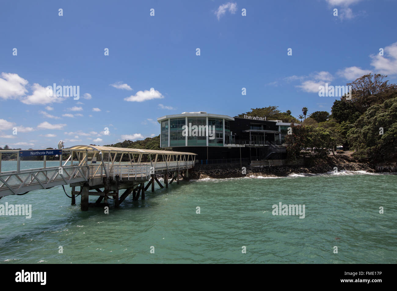 Northcote Point Ferry Terminal, Auckland, Neuseeland Stockfoto