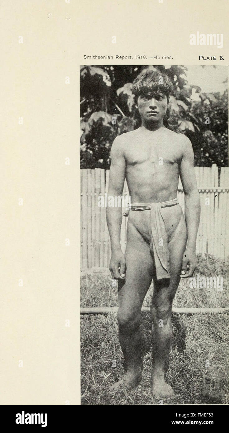 Über die Rasse Geschichte und Gesichtsbehandlung Merkmale der amerikanischen Ureinwohner (1921) Stockfoto