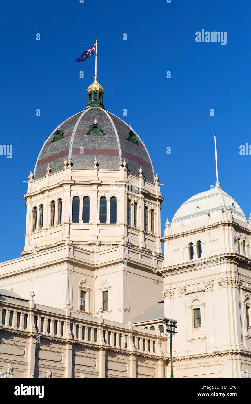 Royal Exhibition Building (UNESCO-Weltkulturerbe), Melbourne, Victoria, Australien Stockfoto