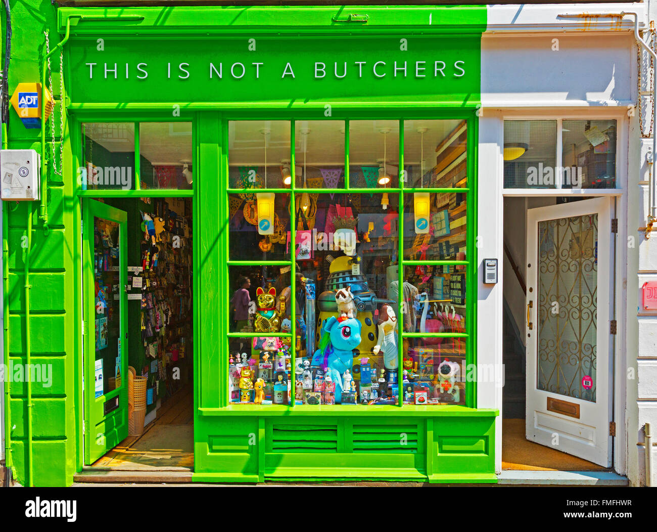 Brighton und Hove Regency / Edwardian / viktorianischen Architektur, illustriert es vorbei ist.  Humurous os-Shop UK Stockfoto