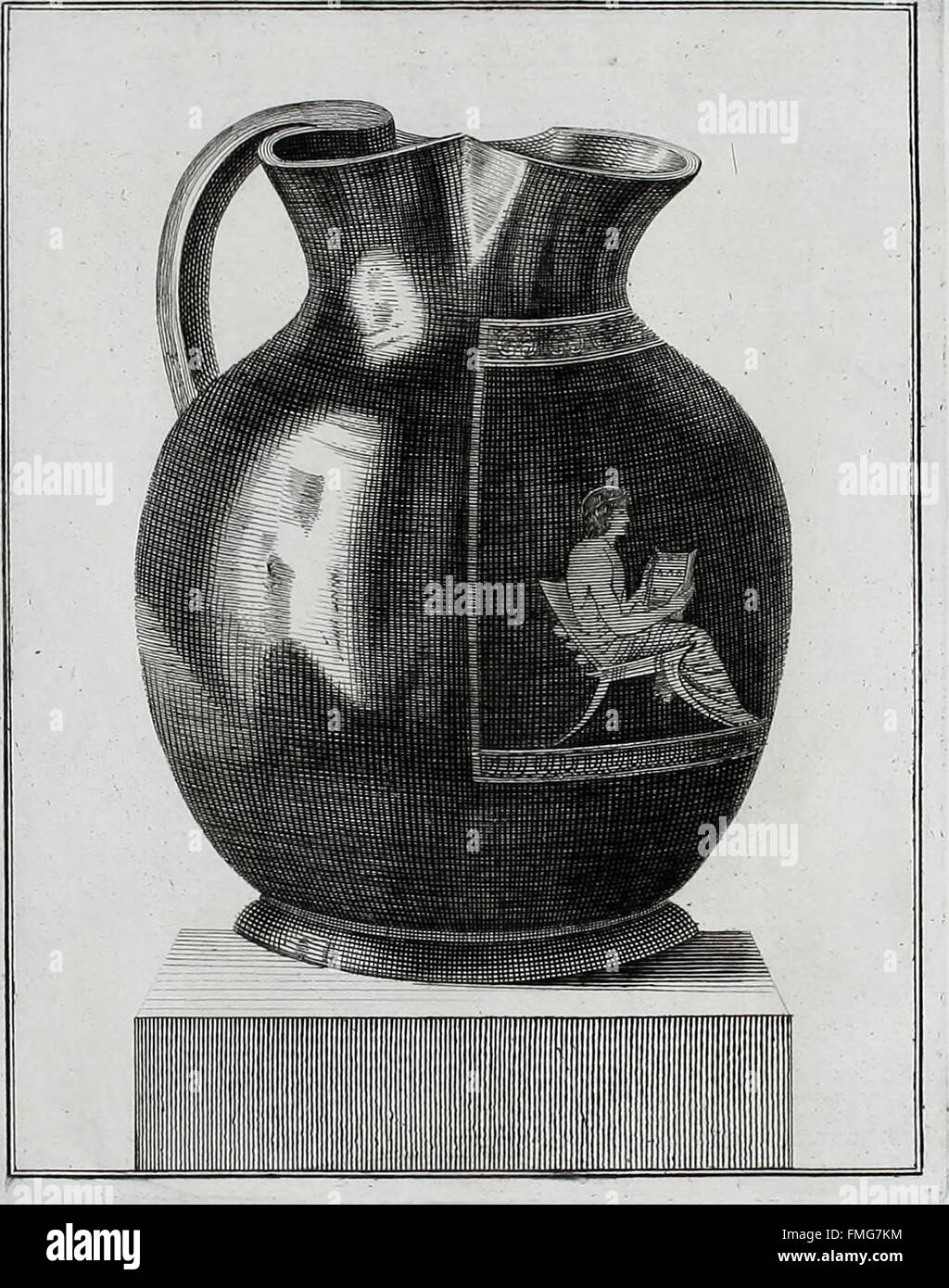 Sammlung von etruskischen, griechischen und römischen Antiquitäten aus dem Kabinett der ehrenwerten William Hamilton (1766) Stockfoto