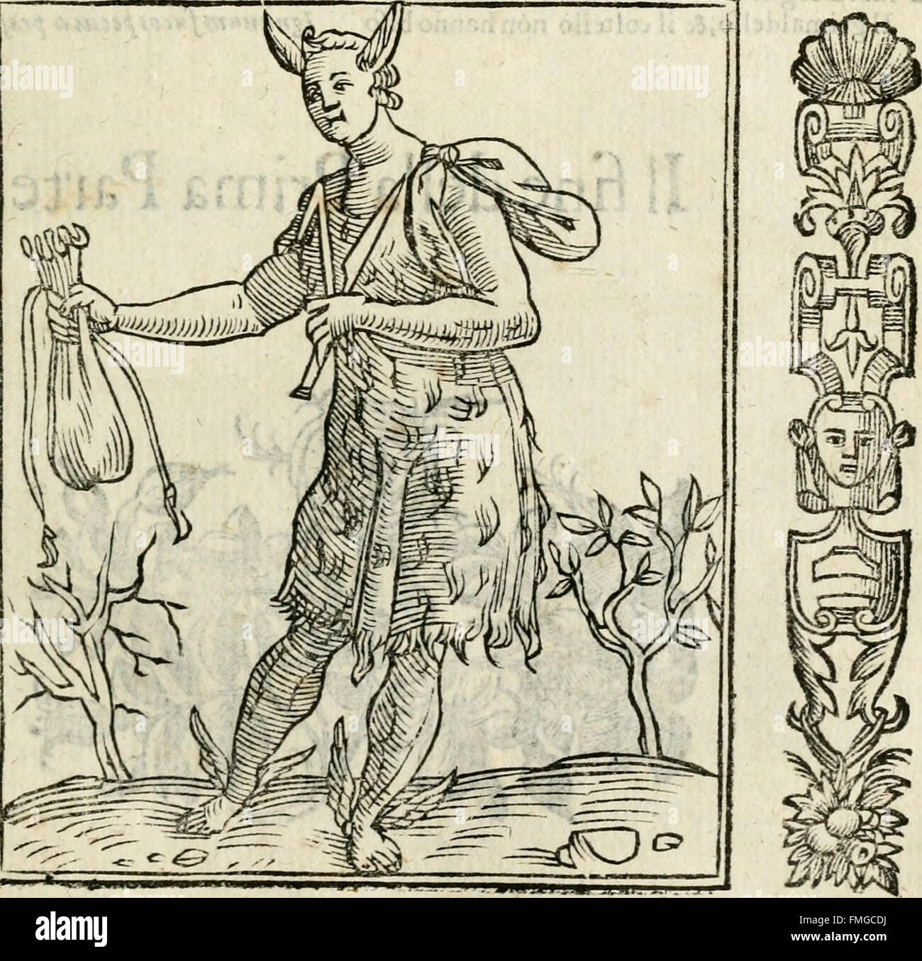 Della Nouissima Iconologia di Cesare Ripa Perugino Caualier de SS Mauritio und Lazzaro - Parte Prima (-Terza)-Nella Quale Si Descriuono Diuerse Imagini di Virtu, Vitij, Affetti Passioni humane, Stockfoto