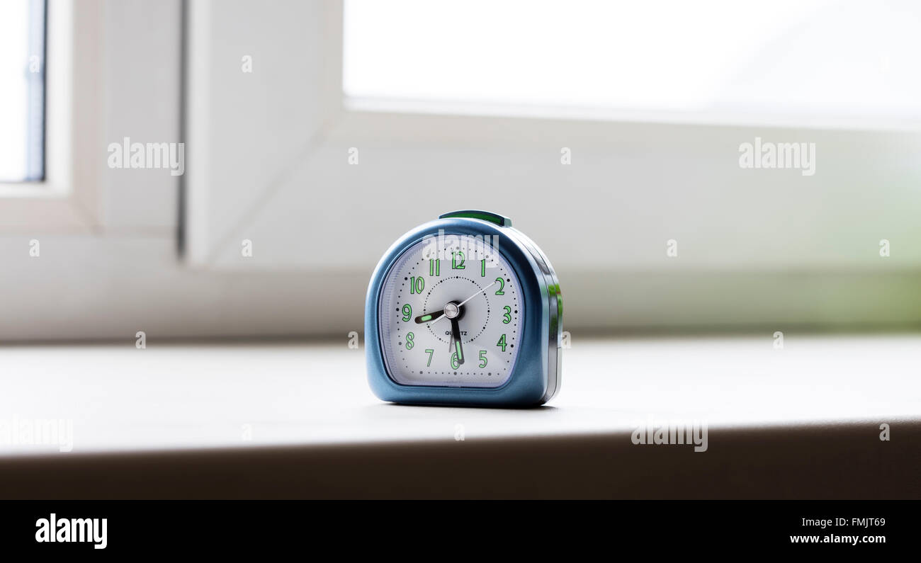 Quarz Wecker, Bracket clock Stockfoto