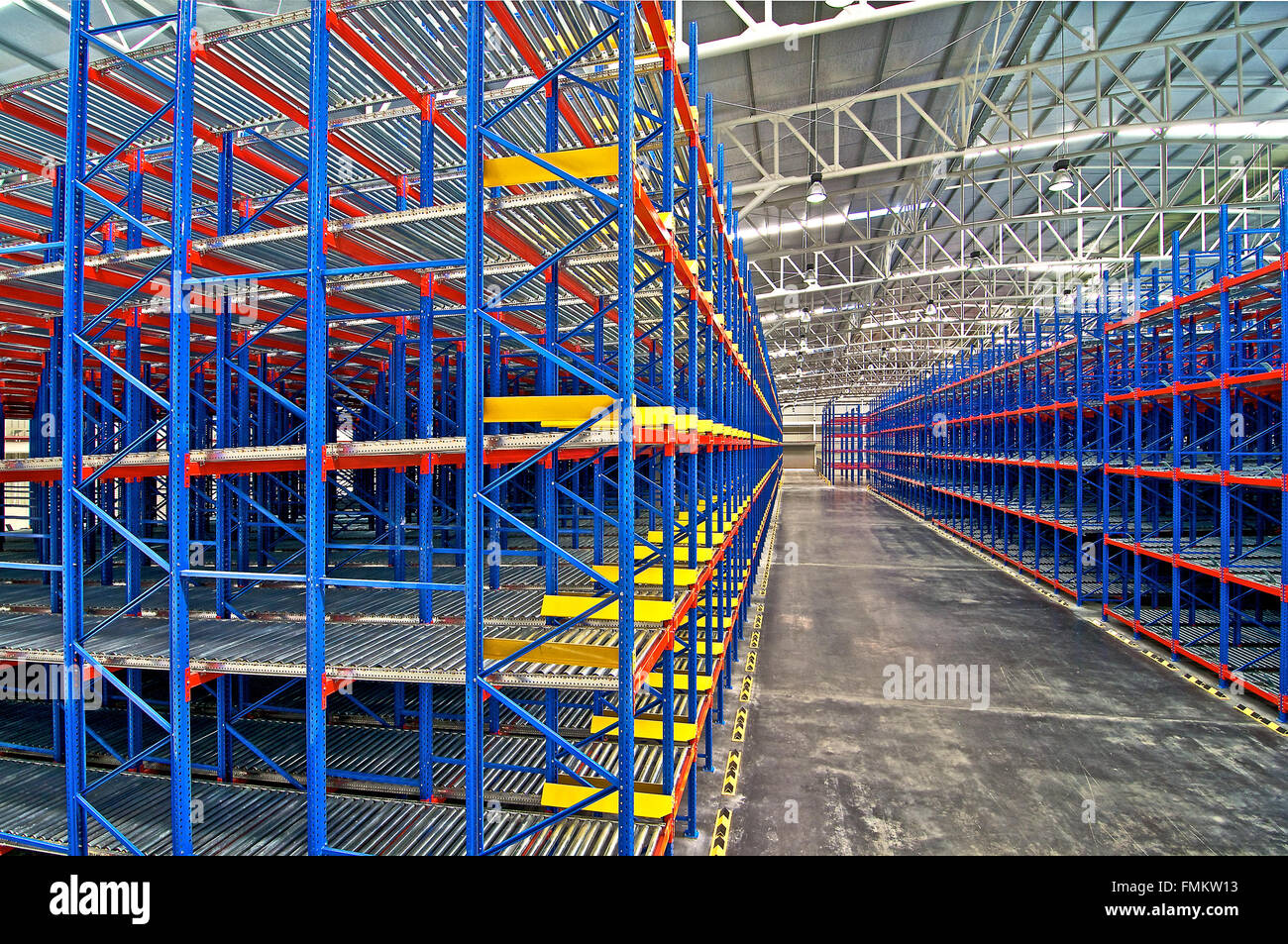 Lager-Storage-Systeme Stockfoto