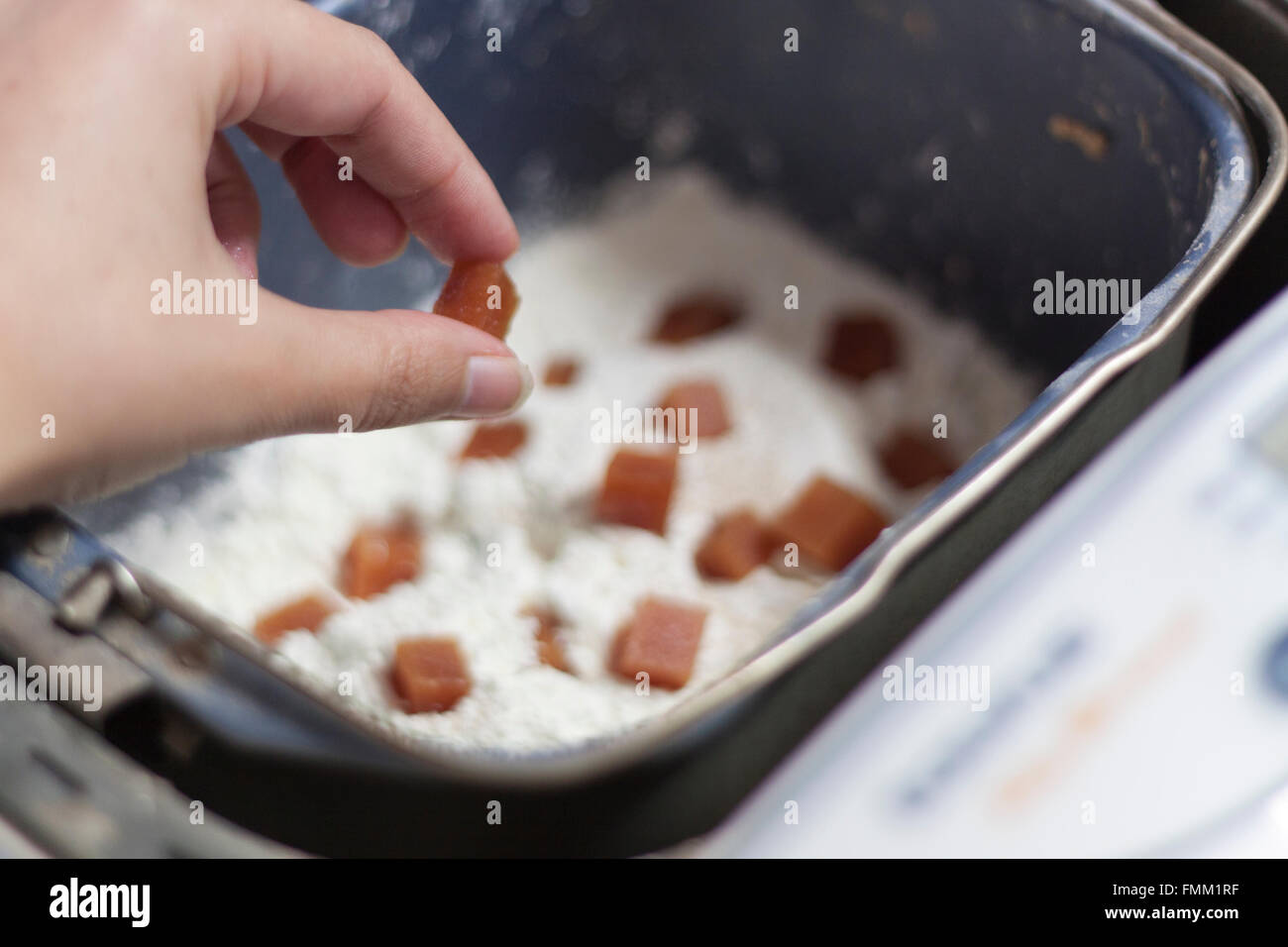 Marmelade glutenfreies Brot Stockfoto