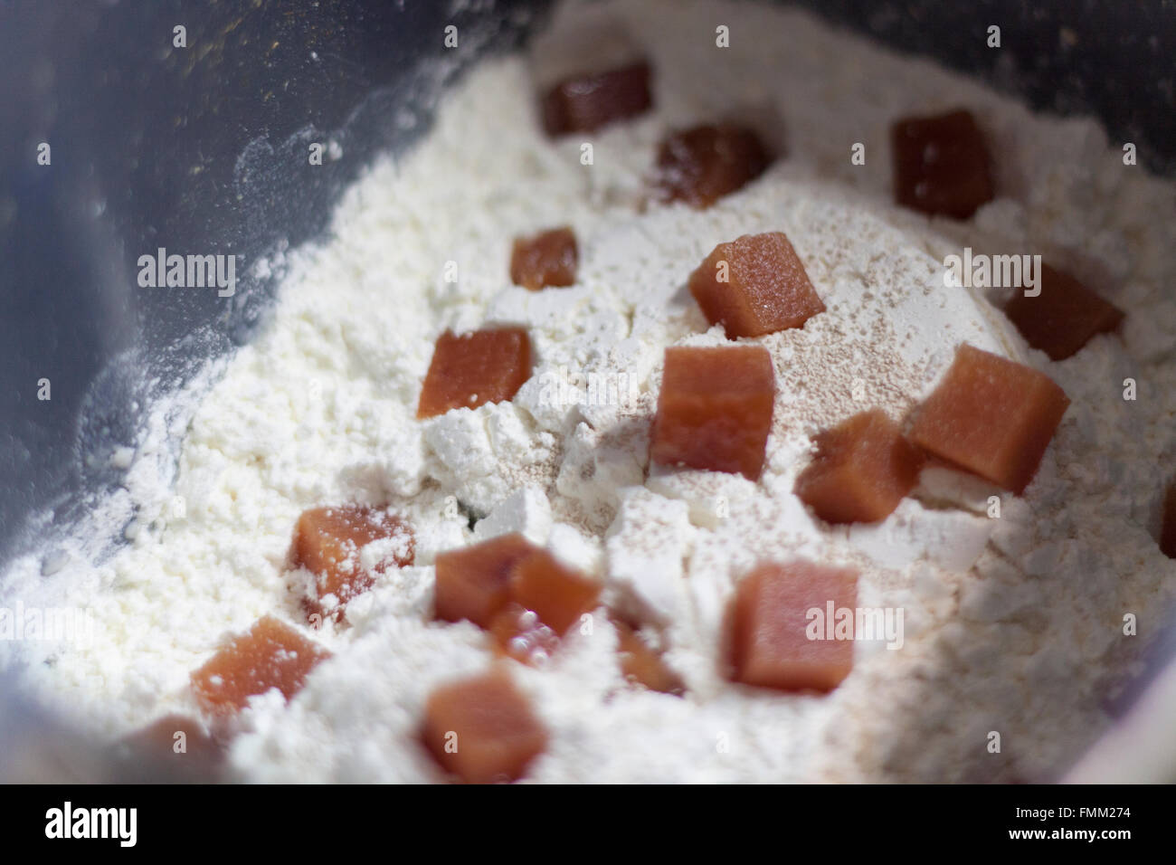 Marmelade glutenfreies Brot Stockfoto