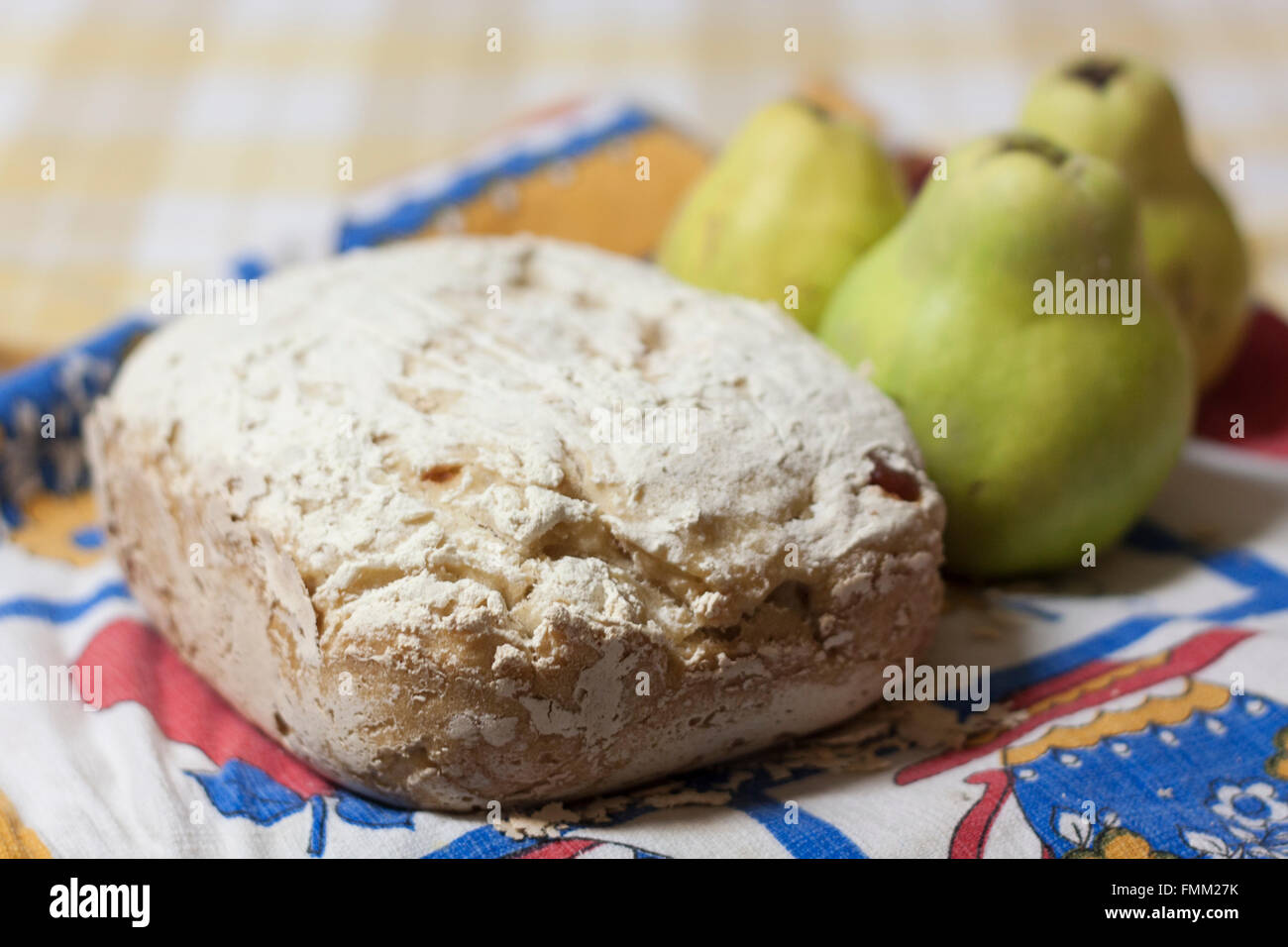 Marmelade glutenfreies Brot Stockfoto