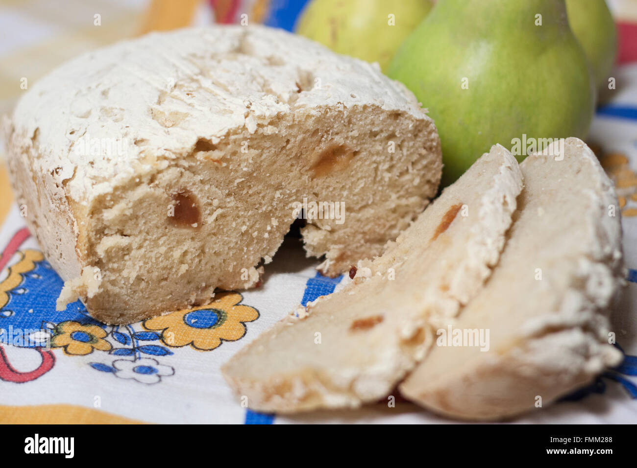 Marmelade glutenfreies Brot Stockfoto