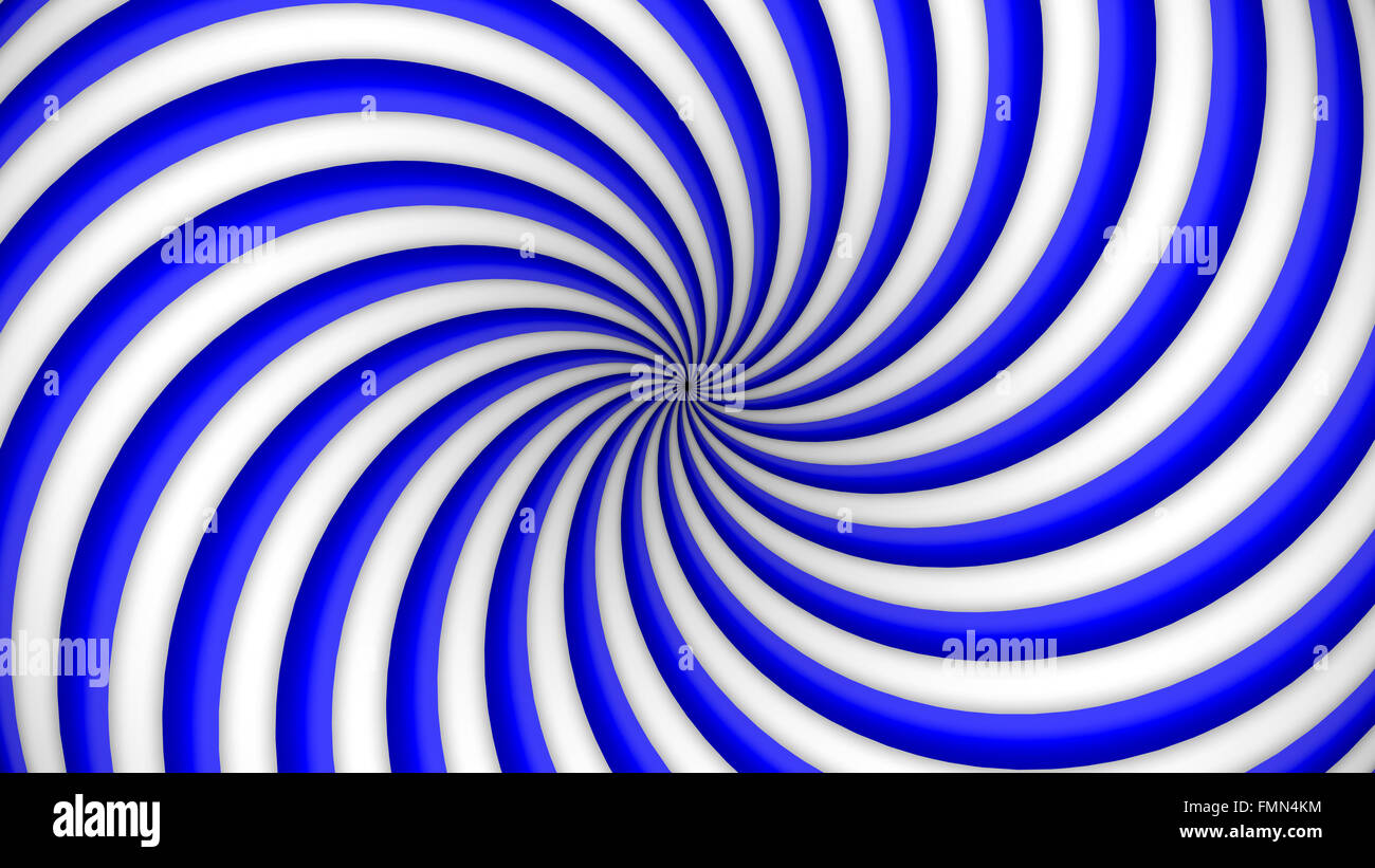 Schwarz Weiss Drehen Hypnose Spirale Seamless Loop Stockfotografie Alamy