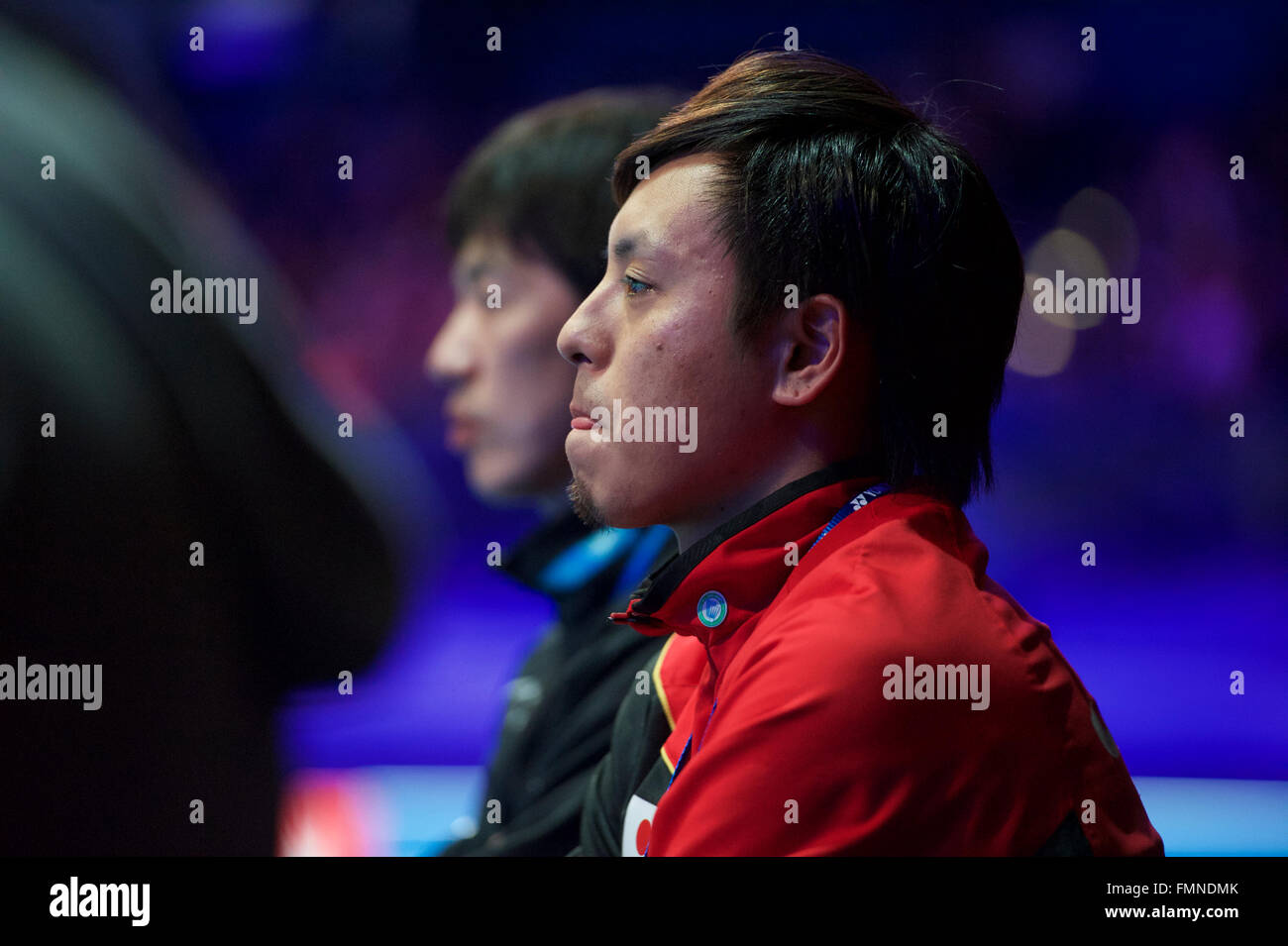 Barclaycard Arena, Birmingham, UK. 12. März 2016. Yonex All England Open Badminton Championships. Trainer von Japan, Womens Semi © Abschlussaktion Plus Sport/Alamy Live News Stockfoto