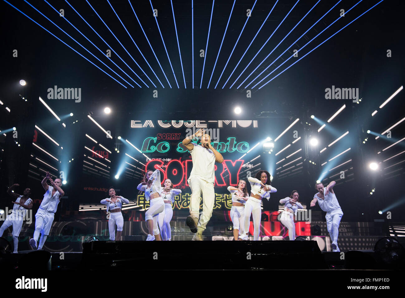 Manchester, UK. 12. März 2016. Mason Noise führt auf der X Factor Live Tour 2016 in der Manchester Arena 03.12.2016 Credit: Gary Mather/Alamy Live News Stockfoto