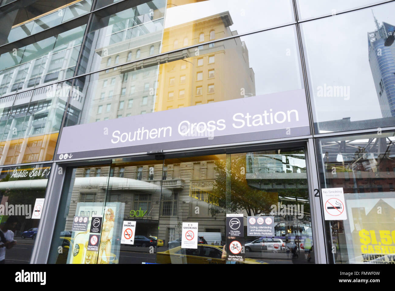 Melbourne, Victoria, Australien, Southern Cross Station. Stockfoto